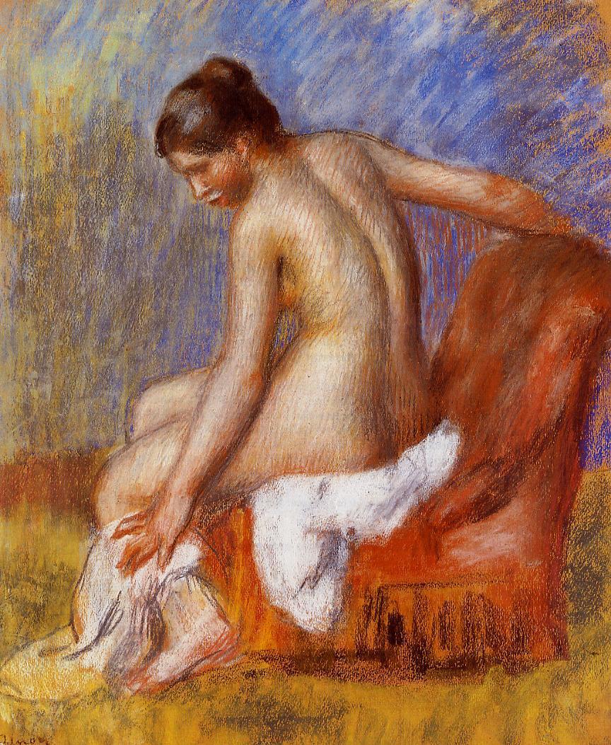 Nude in an armchair 1890